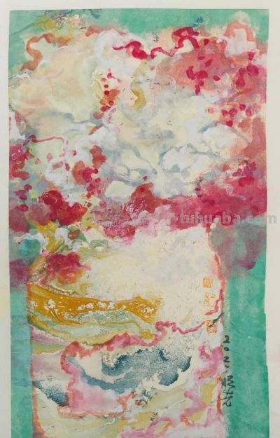 云章新梦丨马顺先静物花卉重彩作品 - 图画吧TUHUABA