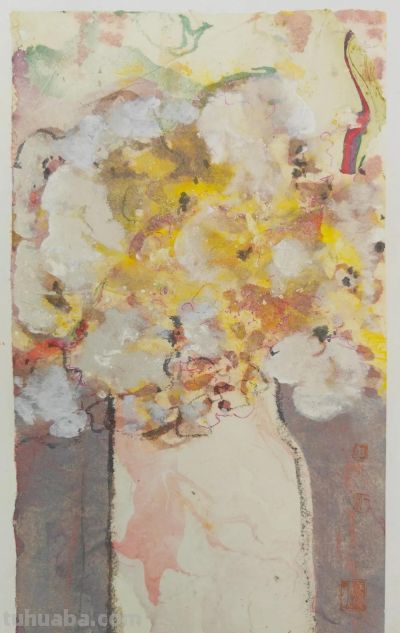 云章新梦丨马顺先静物花卉重彩作品 - 图画吧TUHUABA