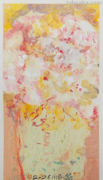 云章新梦丨马顺先静物花卉重彩作品 - 图画吧TUHUABA