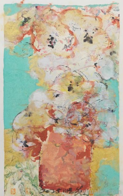 云章新梦丨马顺先静物花卉重彩作品 - 图画吧TUHUABA
