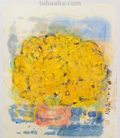 云章新梦丨马顺先静物花卉重彩作品 - 图画吧TUHUABA