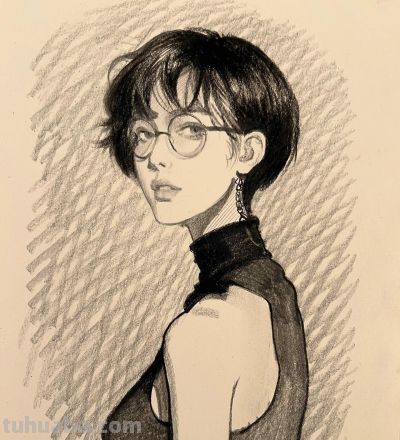 大笔触人体的造型能力，很强劲！列宾美院李敏诗速写作品 - 图画吧TUHUABA