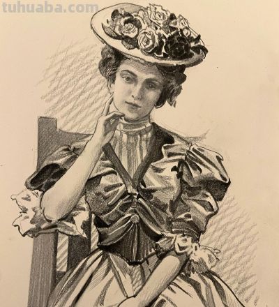 大笔触人体的造型能力，很强劲！列宾美院李敏诗速写作品 - 图画吧TUHUABA