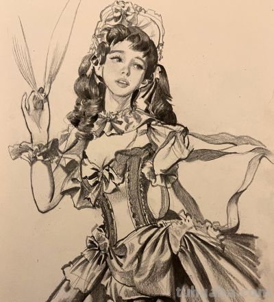 大笔触人体的造型能力，很强劲！列宾美院李敏诗速写作品 - 图画吧TUHUABA