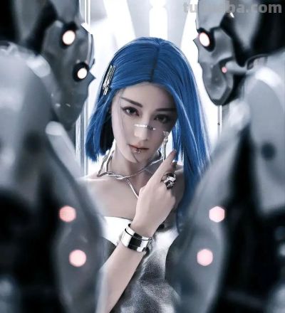 明星cos机械姬，关晓彤大秀美腿，孟子义颜值好绝，热巴难超越 - 图画吧TUHUABA