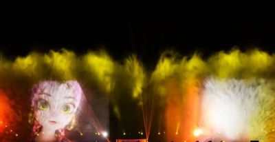 8.30穿越次元壁！虚拟偶像×金曲Live狂欢×光影水秀×Cos加冕，压轴烟花点亮千年银杏谷！ - 图画吧TUHUABA