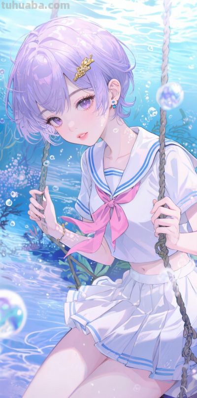 动漫壁纸女｜你是这世间一切美好事情的前提。 - 图画吧TUHUABA