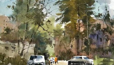 每日一画 | 树阴满地车闲卧,人趁晴光过巷来——老小区·写意水彩 - 今日头条 每日一画 | 树阴满地车闲卧,人趁晴光过巷来——老小区·写意水彩 - 图画吧TUHUABA