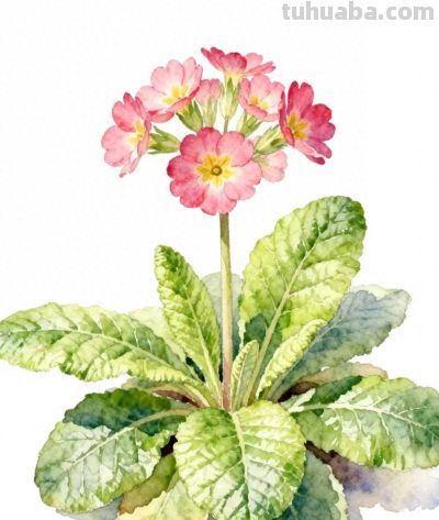 水彩画｜报春花 - 今日头条