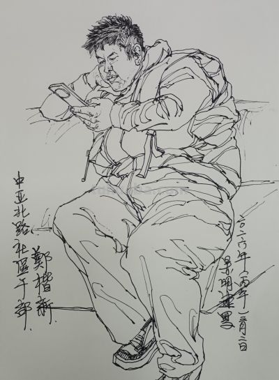 速写作品 - 图画吧TUHUABA