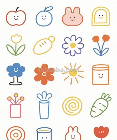 简笔小画画起来 - 图画吧TUHUABA