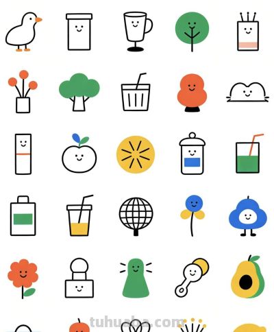 简笔小画画起来 - 图画吧TUHUABA