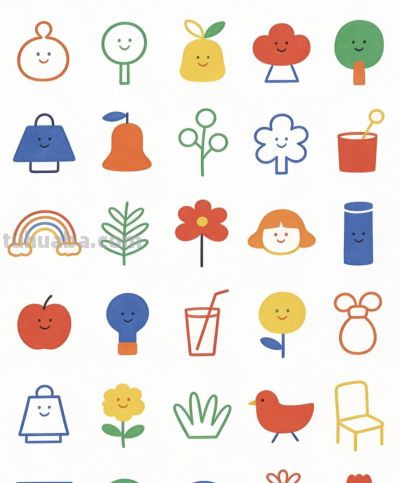 简笔小画画起来 - 图画吧TUHUABA