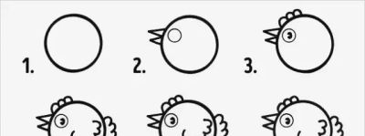 亲子技能 | 在圆上添上几笔就可以画出的10个小动物 - 图画吧TUHUABA