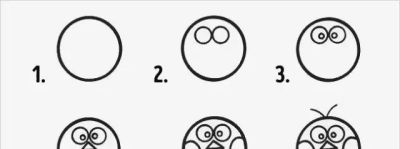 亲子技能 | 在圆上添上几笔就可以画出的10个小动物 - 图画吧TUHUABA