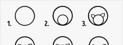 亲子技能 | 在圆上添上几笔就可以画出的10个小动物 - 图画吧TUHUABA