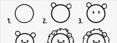 亲子技能 | 在圆上添上几笔就可以画出的10个小动物 - 图画吧TUHUABA