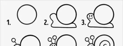 亲子技能 | 在圆上添上几笔就可以画出的10个小动物 - 图画吧TUHUABA