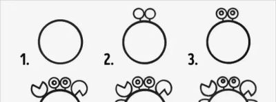 亲子技能 | 在圆上添上几笔就可以画出的10个小动物 - 图画吧TUHUABA