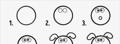 亲子技能 | 在圆上添上几笔就可以画出的10个小动物 - 图画吧TUHUABA