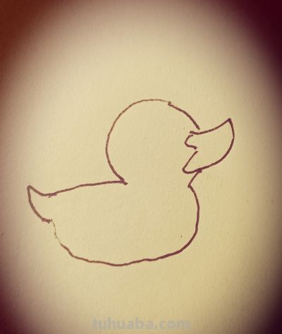 简笔画|小鸭，找回游向春天的它 - 今日头条