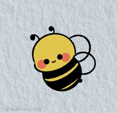 简笔画每日更新之可爱小蜜蜂 - 今日头条