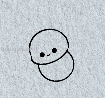 简笔画每日更新之可爱小蜜蜂 - 图画吧TUHUABA