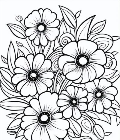 原来画花卉，这么简单 - 图画吧TUHUABA