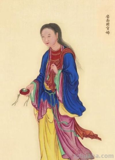 清朝画师笔下的外国人：清一色的亚洲脸，民族服装各具特色 - 图画吧TUHUABA