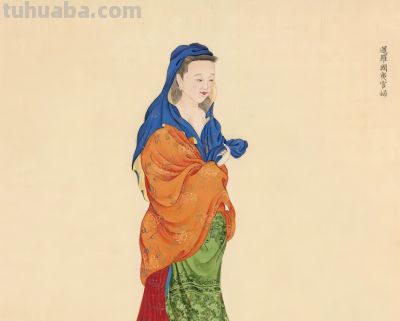 清朝画师笔下的外国人：清一色的亚洲脸，民族服装各具特色 - 图画吧TUHUABA