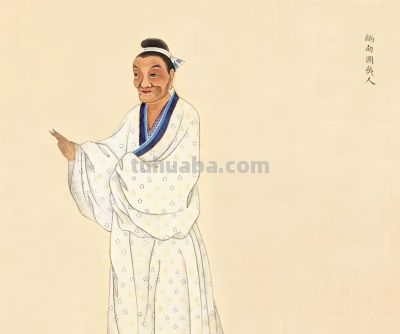 清朝画师笔下的外国人：清一色的亚洲脸，民族服装各具特色 - 图画吧TUHUABA