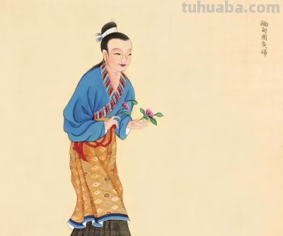 清朝画师笔下的外国人：清一色的亚洲脸，民族服装各具特色 - 图画吧TUHUABA