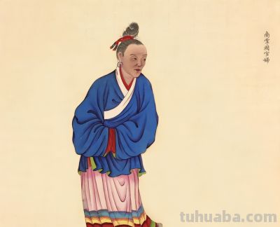 清朝画师笔下的外国人：清一色的亚洲脸，民族服装各具特色 - 图画吧TUHUABA