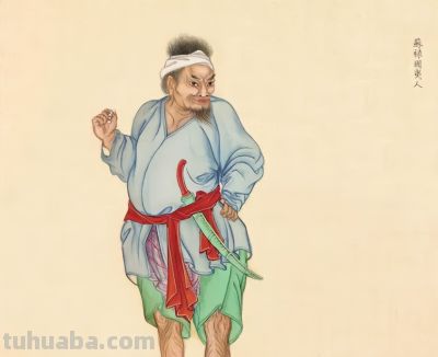 清朝画师笔下的外国人：清一色的亚洲脸，民族服装各具特色 - 图画吧TUHUABA