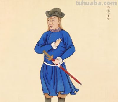 清朝画师笔下的外国人：清一色的亚洲脸，民族服装各具特色 - 图画吧TUHUABA