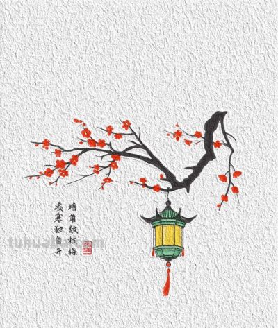 简笔画｜古风掠影 - 图画吧TUHUABA