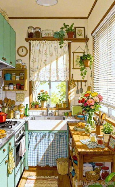 生活插画｜厨房里的烟火气 ​​​ - 今日头条