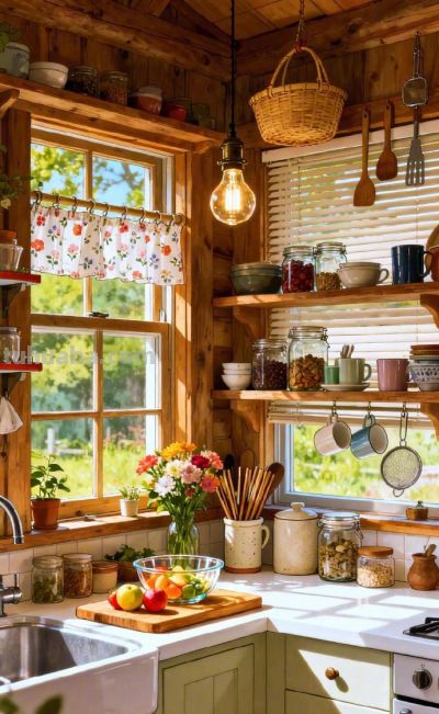 生活插画｜厨房里的烟火气 ​​​ - 图画吧TUHUABA