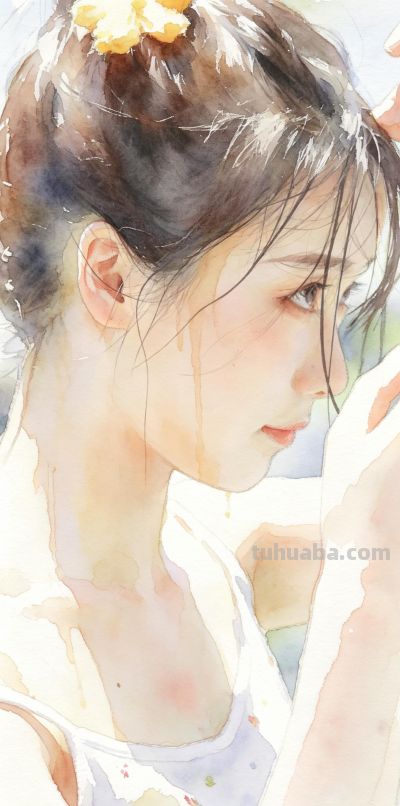 水彩效果，可以直接照着画？Ai转换只要几秒钟！ - 图画吧TUHUABA