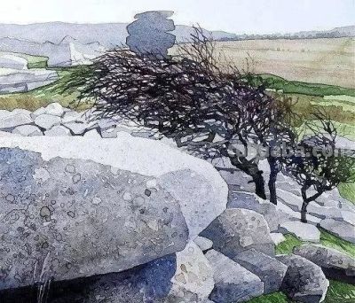 英国写实派水彩画家伊恩·西达威作品 - 图画吧TUHUABA