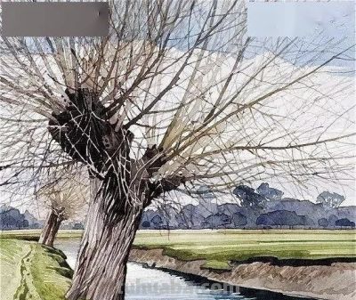 英国写实派水彩画家伊恩·西达威作品 - 图画吧TUHUABA