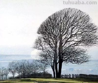 英国写实派水彩画家伊恩·西达威作品 - 图画吧TUHUABA