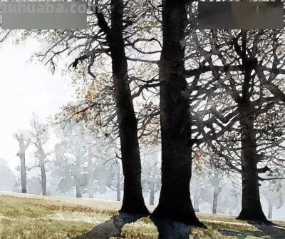 英国写实派水彩画家伊恩·西达威作品 - 图画吧TUHUABA