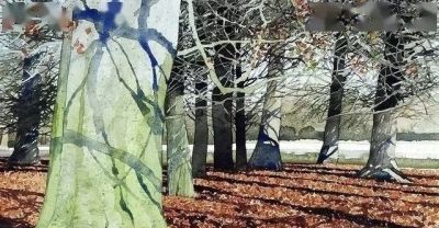 英国写实派水彩画家伊恩·西达威作品 - 图画吧TUHUABA