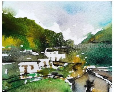 丁寺钟｜湖畔青澜·首届全国青年水彩画作品邀请展特邀艺术家 - 图画吧TUHUABA