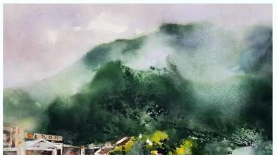 丁寺钟｜湖畔青澜·首届全国青年水彩画作品邀请展特邀艺术家 - 图画吧TUHUABA