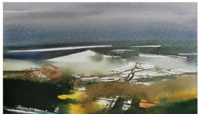 丁寺钟｜湖畔青澜·首届全国青年水彩画作品邀请展特邀艺术家 - 图画吧TUHUABA