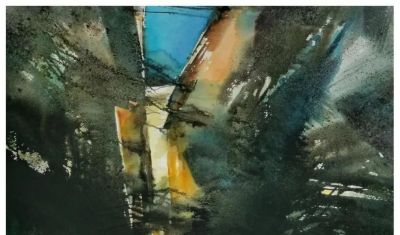 丁寺钟｜湖畔青澜·首届全国青年水彩画作品邀请展特邀艺术家 - 图画吧TUHUABA