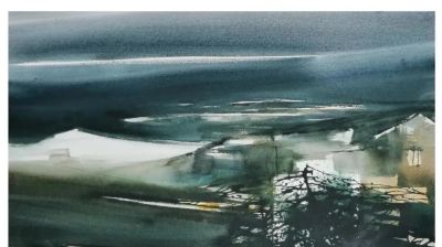 丁寺钟｜湖畔青澜·首届全国青年水彩画作品邀请展特邀艺术家 - 图画吧TUHUABA