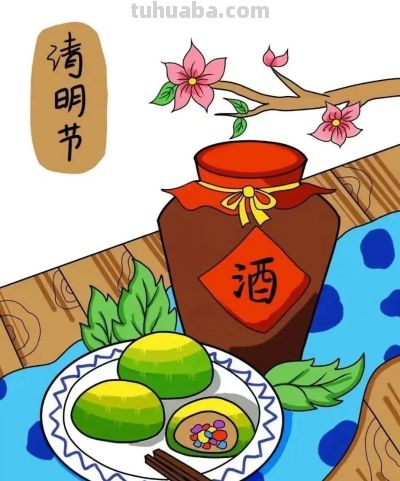 41张清明节主题儿童绘画和手抄报，值得收藏 - 图画吧TUHUABA